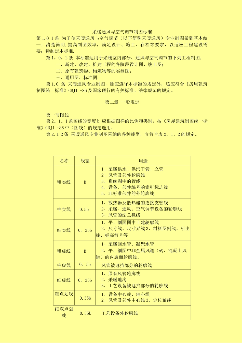 采暖通风与空气调节制图标准_第1页