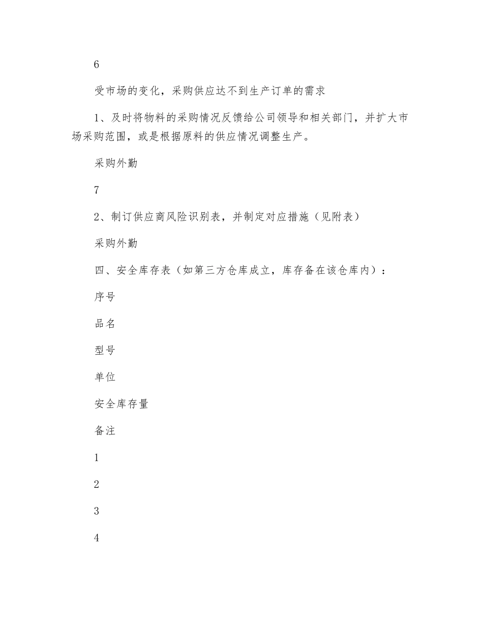 采购供应应急预案_第3页