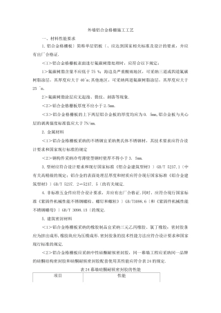 金属幕墙施工工艺设计