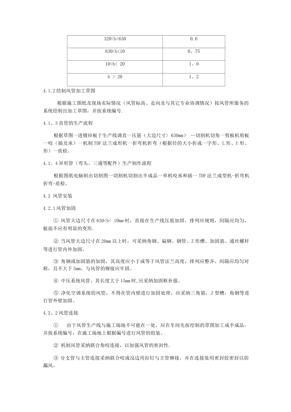 金属薄钢板风管共板法兰连接施工工艺_第2页