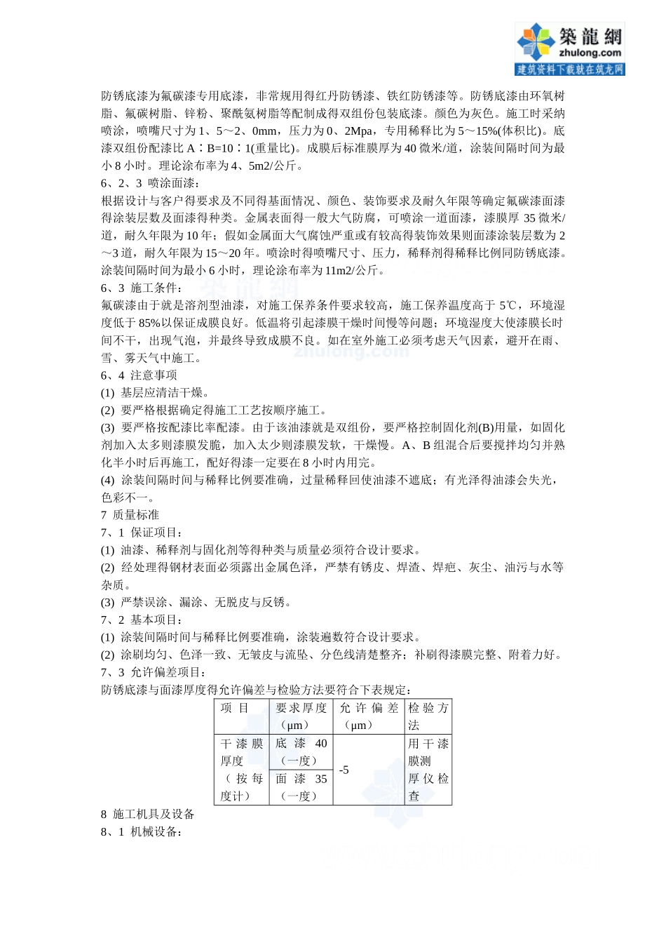 金属面氟碳漆施工工艺_第3页