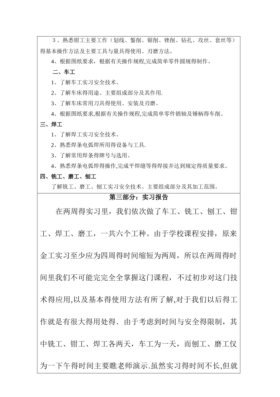 金工实习报告_第2页