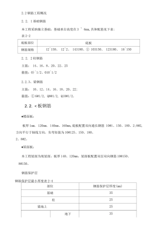 钢筋工程施工方案14