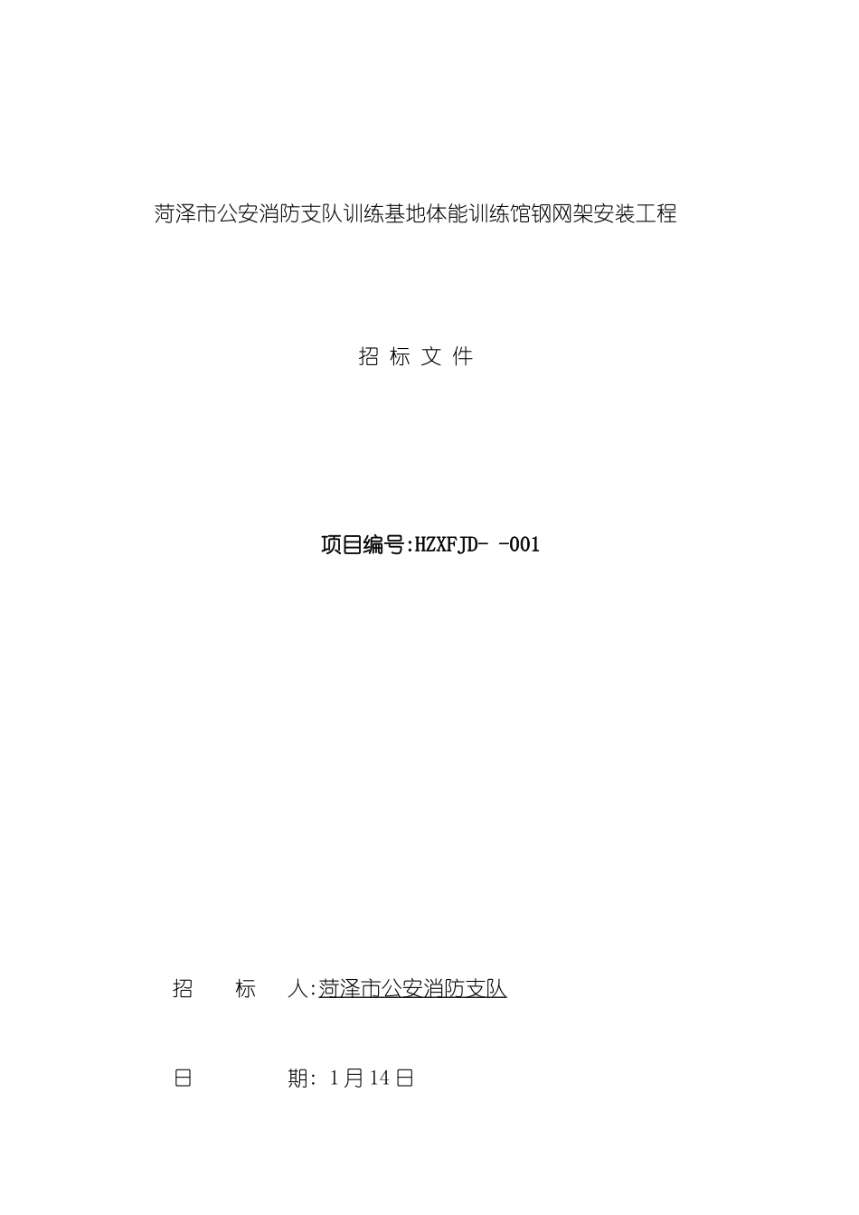 钢网架招标文件范本_第2页