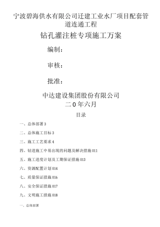 钻孔灌注桩专项施工方案5