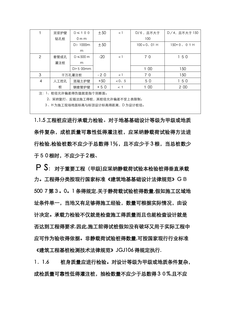 钻孔灌注桩的一般规范标准_第3页
