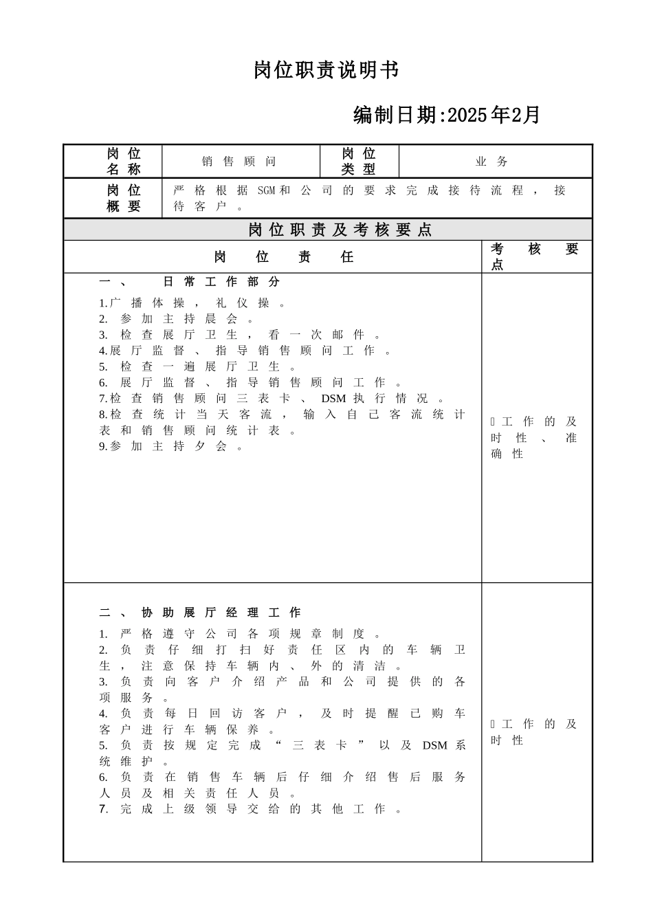 销售顾问岗位职责JT_第1页
