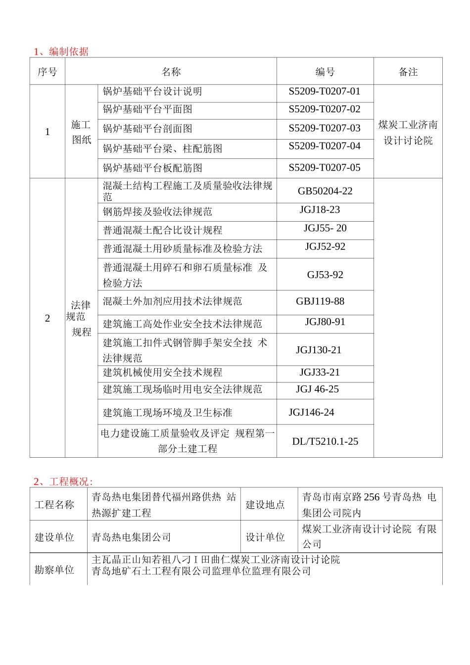 锅炉基础模板工程施工方案_第1页