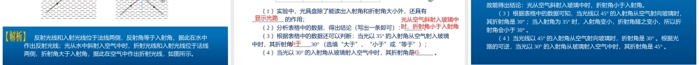  25秋人教八年级物理上册高效课堂4.4+光的折射（教学课件）