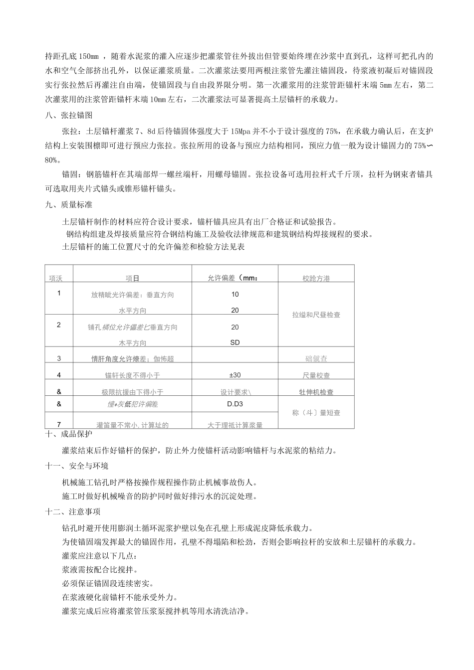 锚杆支护工程施工工艺标准_第2页