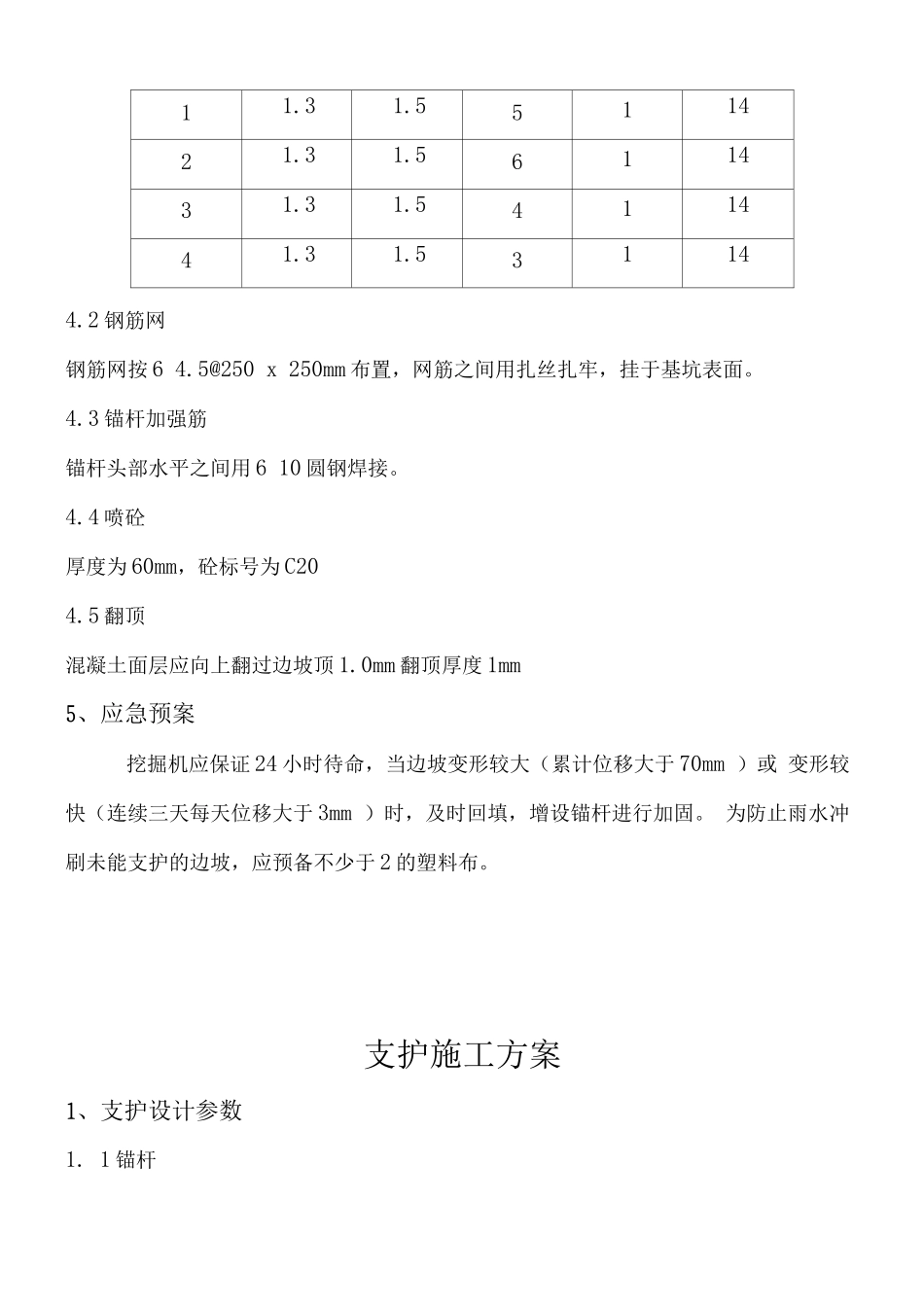 锚杆支护设施工方案_第3页