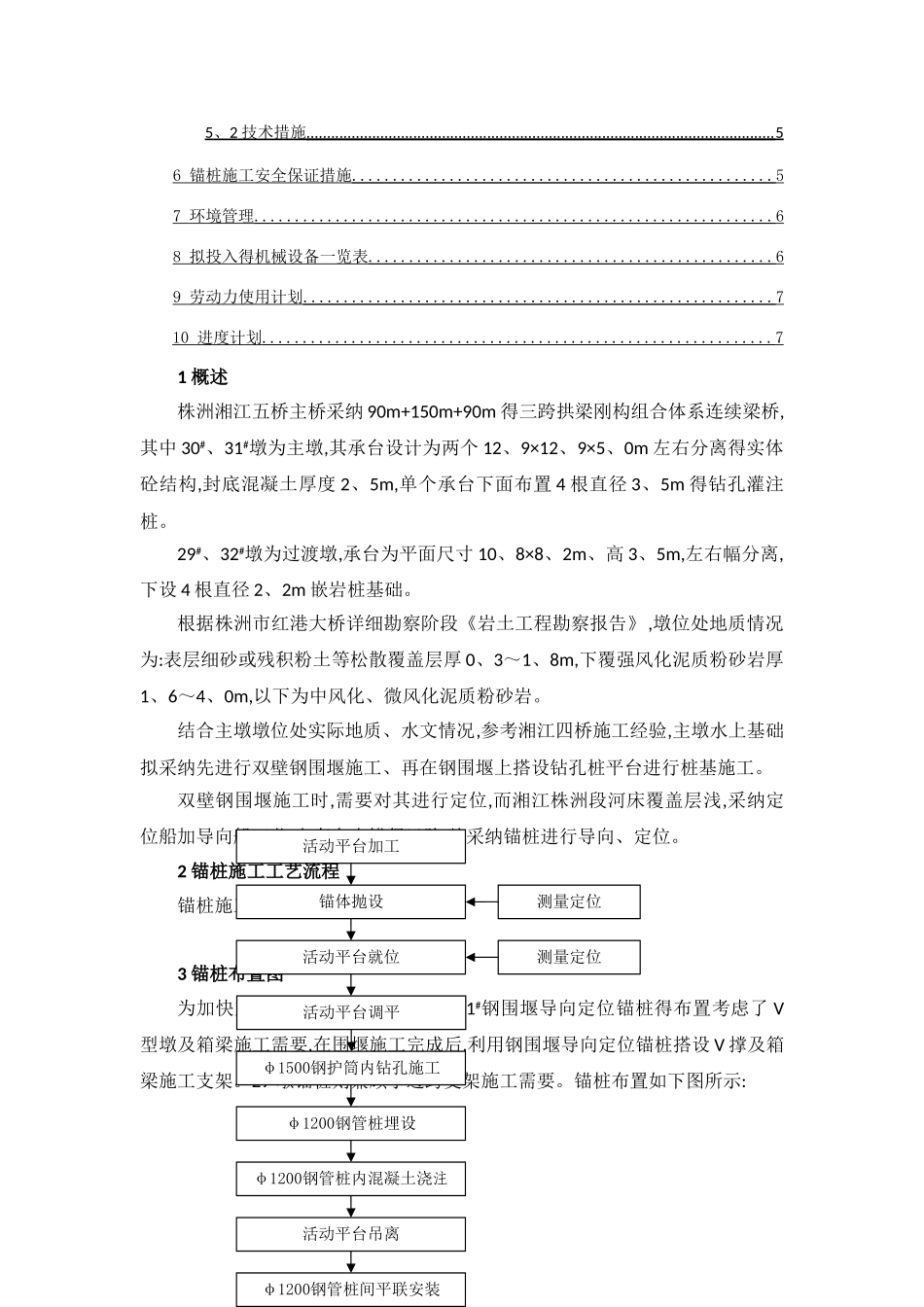 锚桩施工方案_第2页