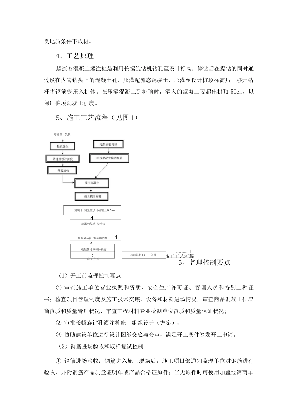 长螺旋钻孔灌注桩桩基础施工工艺监理控制_第2页