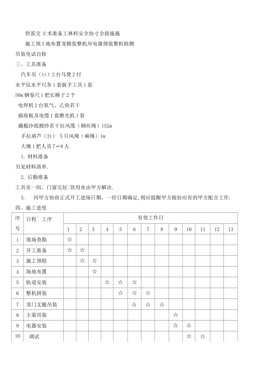 门式起重机安装施工方案MQ-5010-38A_第3页