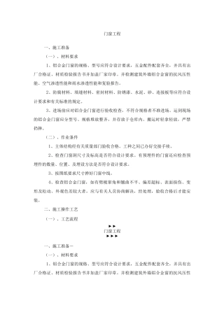 门窗工程施工方案13