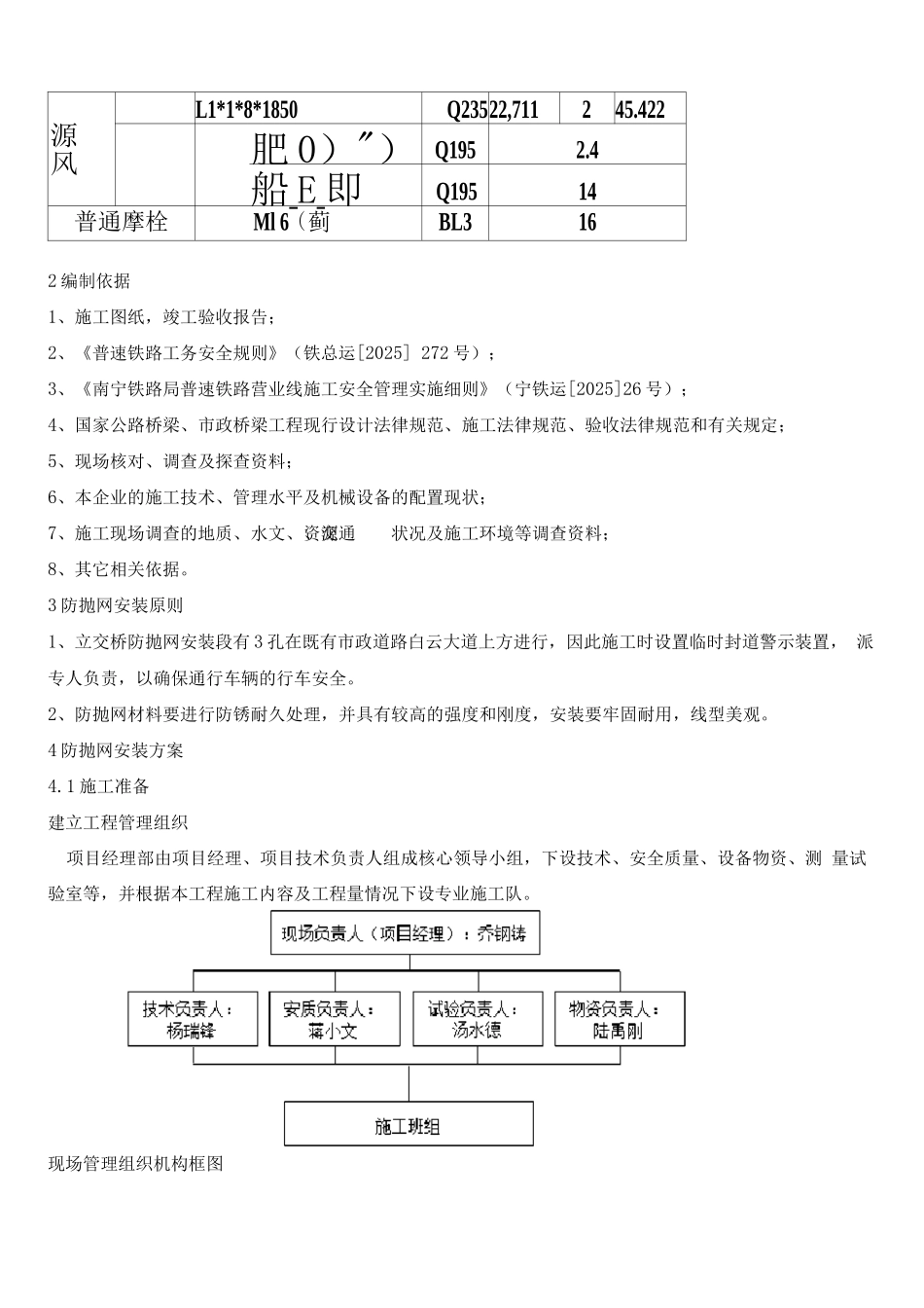 防抛网施工方案_第2页