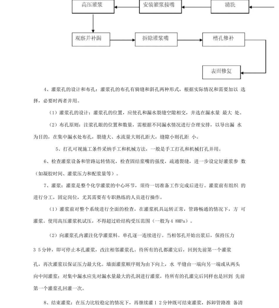 防水堵漏注浆工程施工方案_第3页