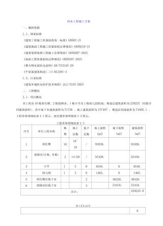 防水工程施工方案24