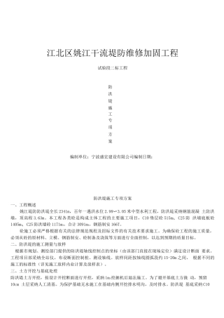 防洪堤施工方案2