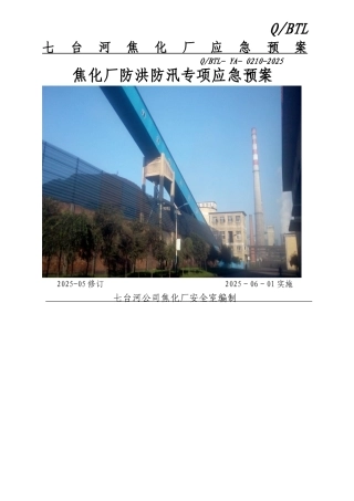 防洪防汛应急预案
