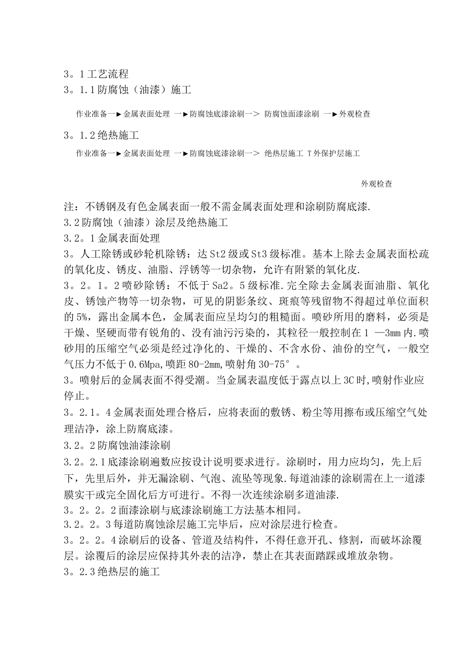 防腐保温施工工艺标准_第2页