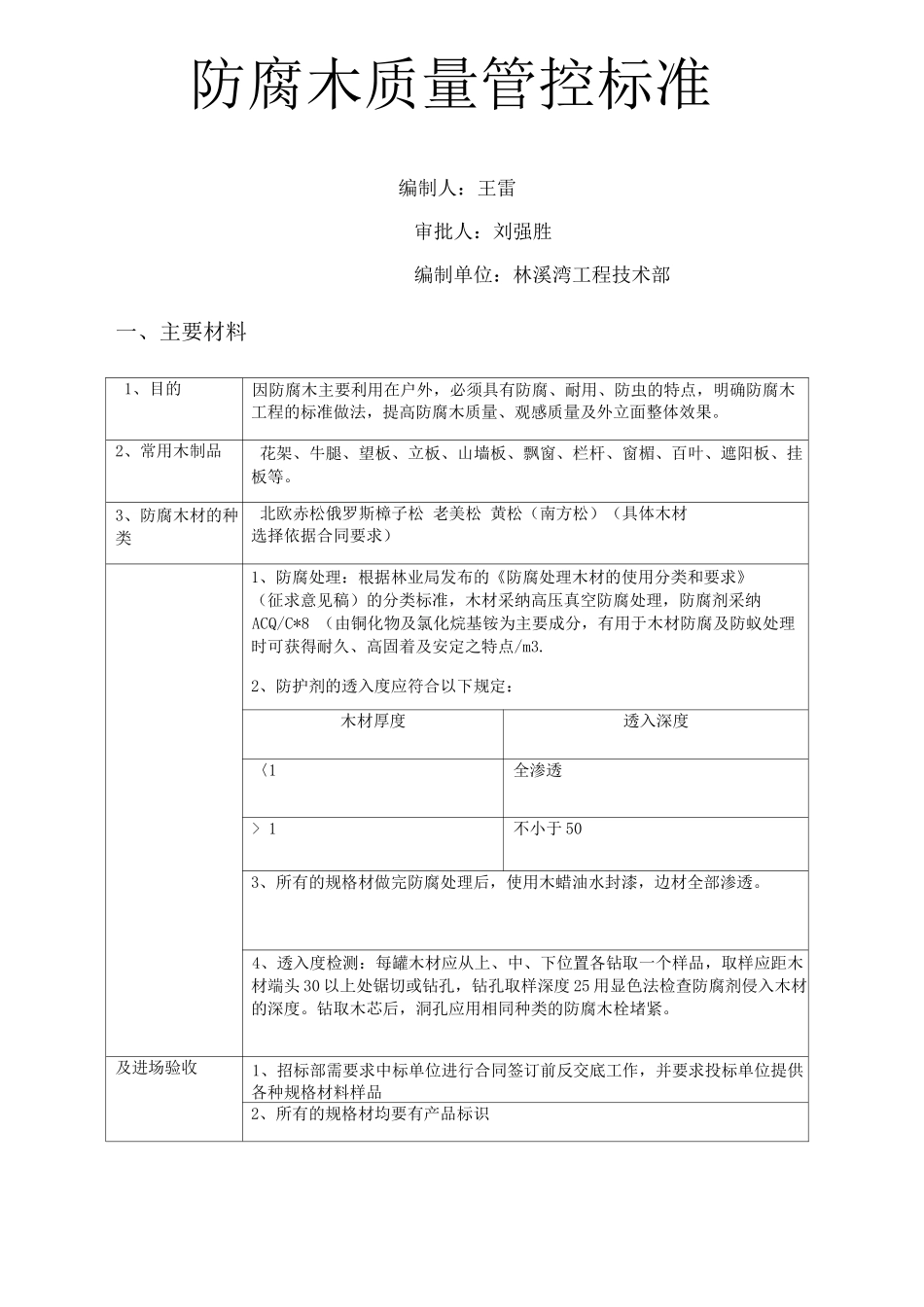防腐木与施工工艺标准-_第1页