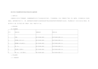 陕西省次氯酸钠质量监督抽查实施细则
