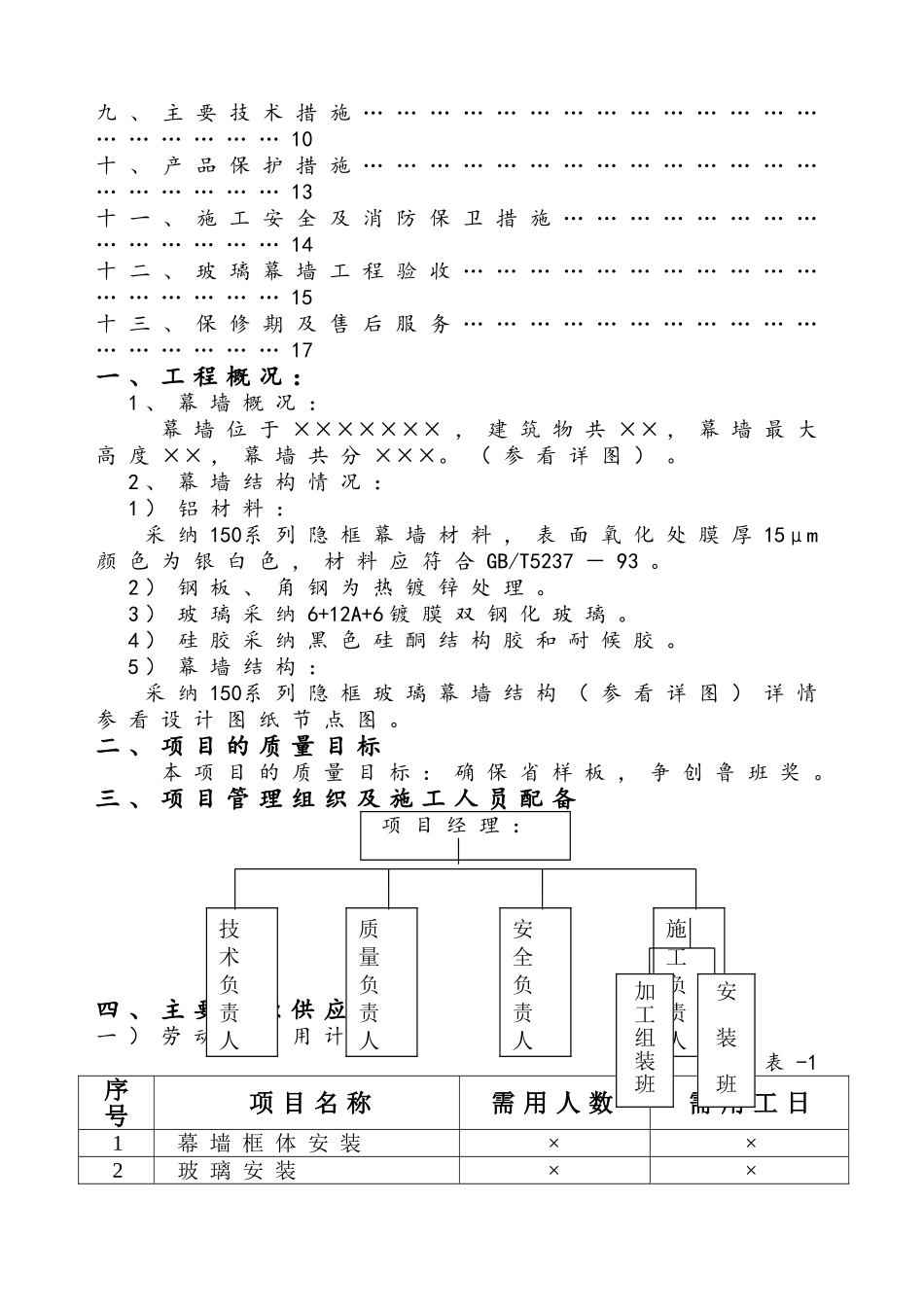 隐框玻璃幕墙专项施工方案_第2页