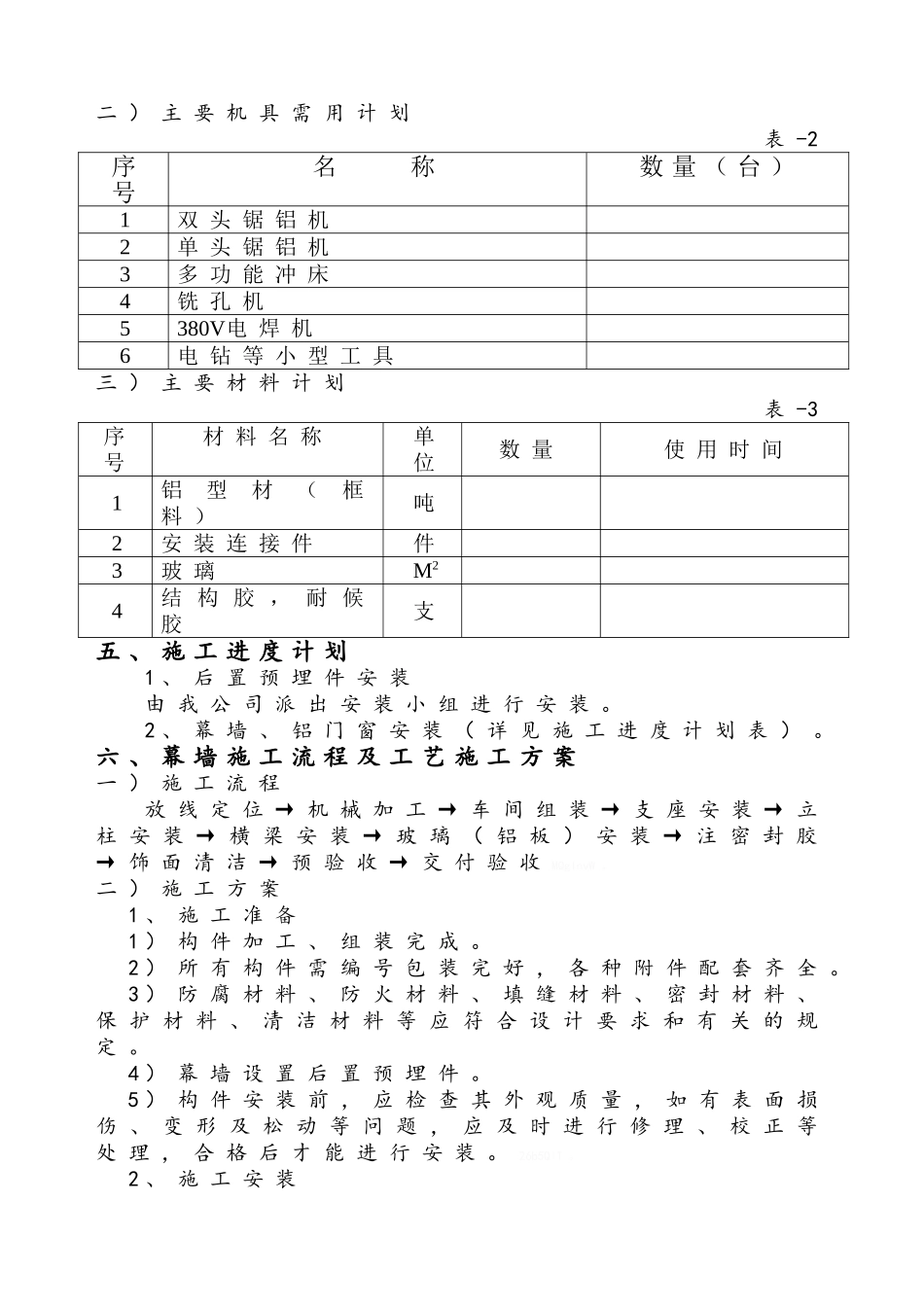 隐框玻璃幕墙专项施工方案_第3页