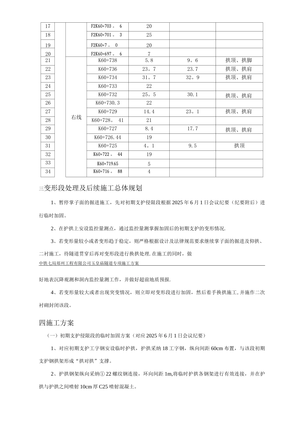 隧道初期支护侵限换拱施工方案_第3页