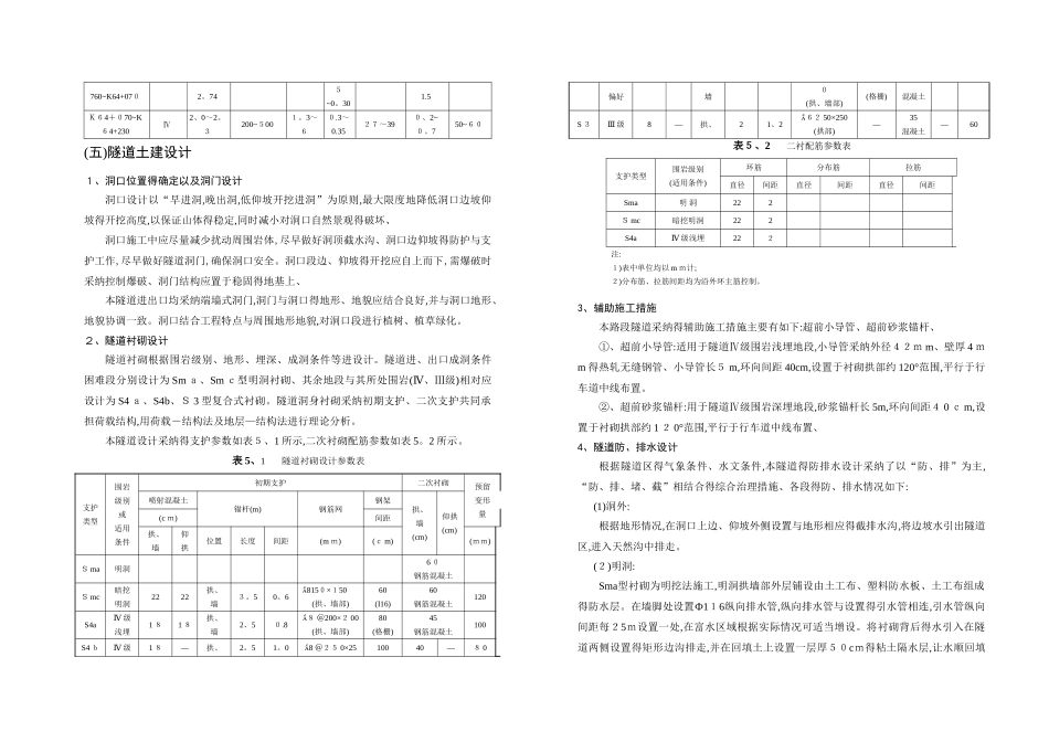 隧道设计说明_第3页