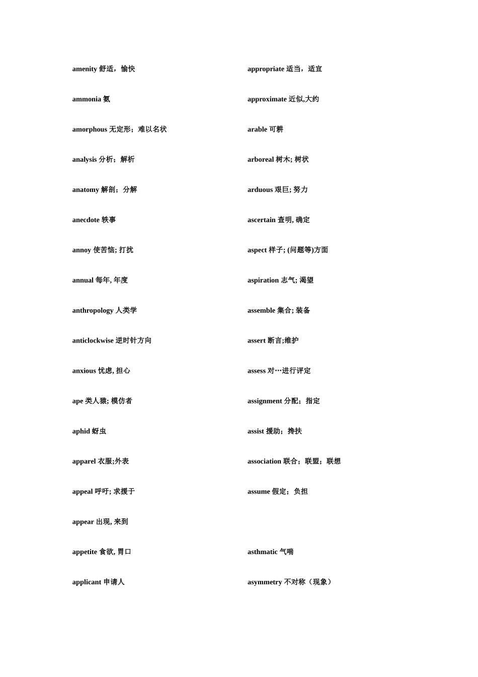 雅思词汇表最新完整版_第3页