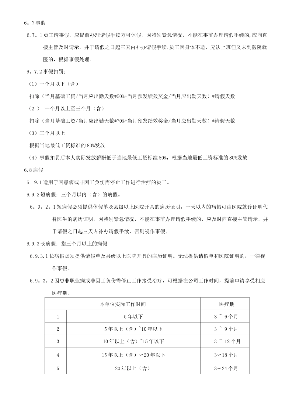 集团考勤、加班及休假管理制度_第3页