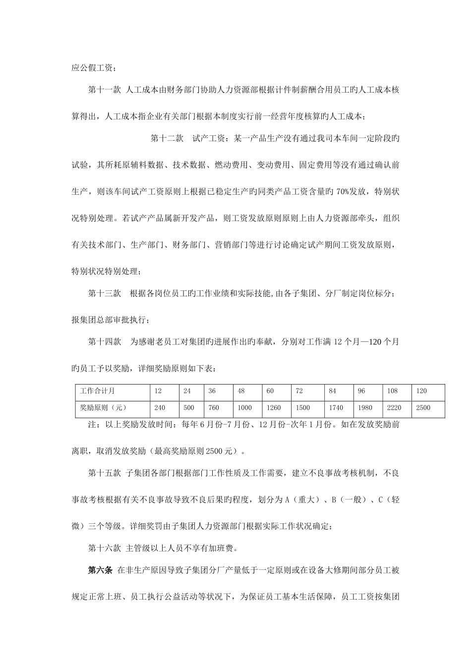 集团计件制薪酬管理制度_第3页