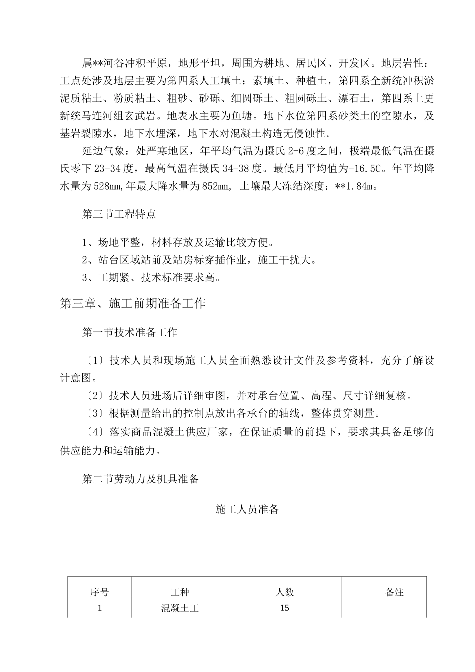 雨棚承台基础施工方案_第3页