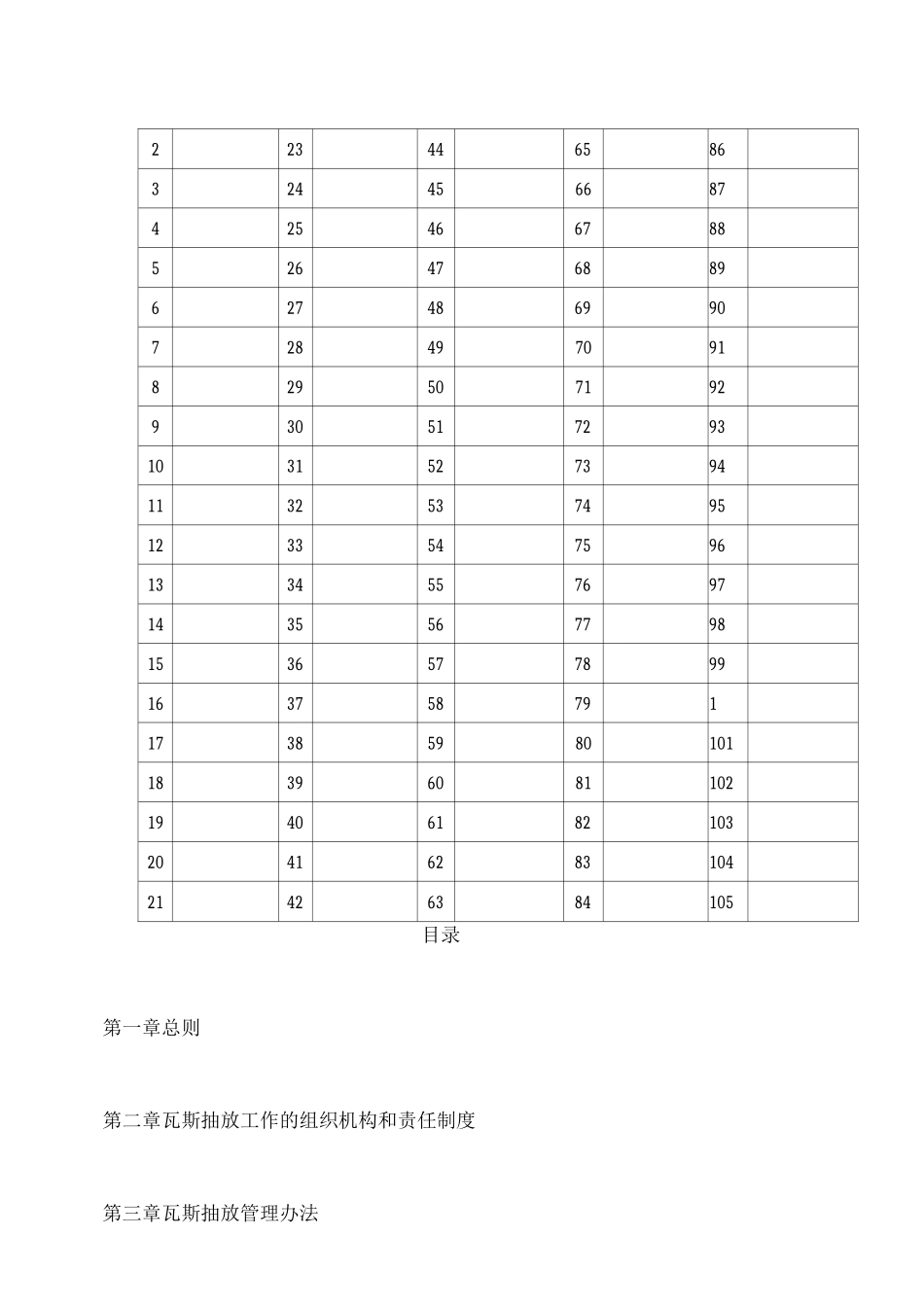 青山矿瓦斯抽放管理制度_第3页