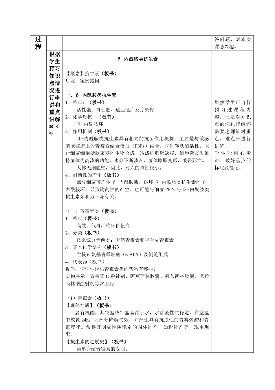 青霉素的主要不良反应及防治措施 教案_第2页