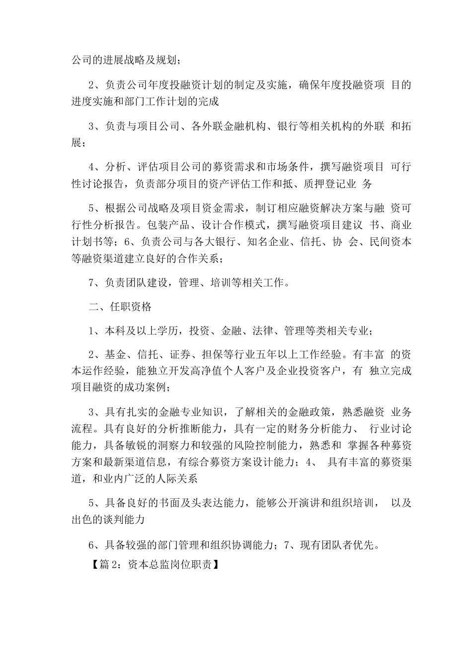 项目产品总监岗位职责_第2页