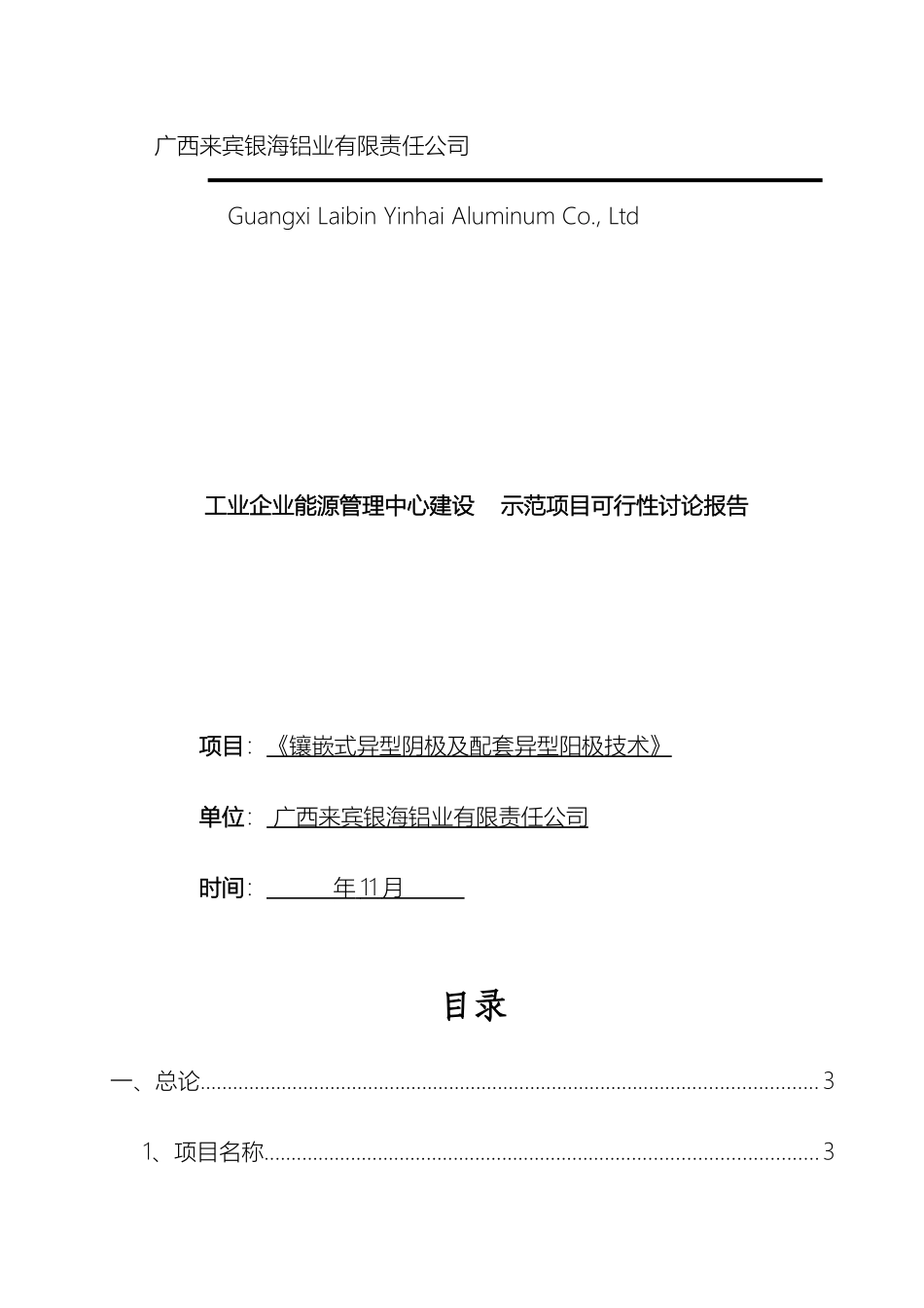 项目可行性研究报告模板_第2页