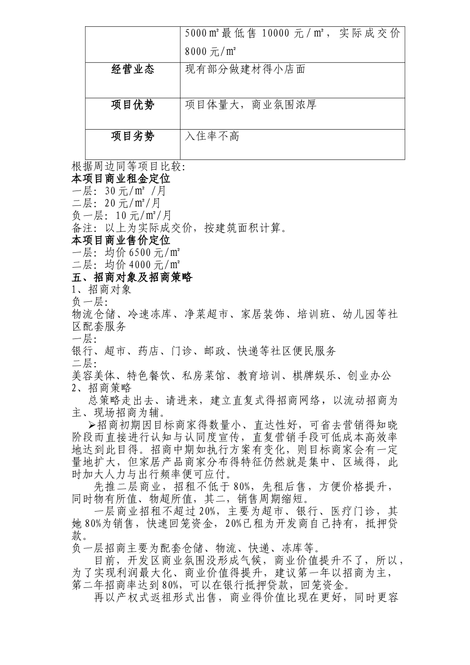 项目商业招商方案_第2页