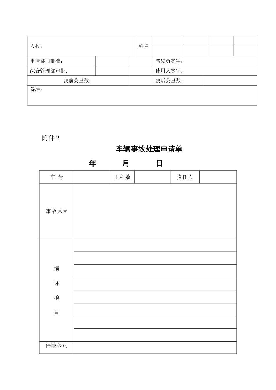 项目用车管理办法_第2页
