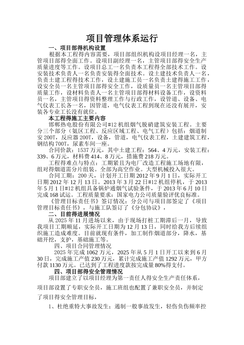 项目管理体系运行_第1页