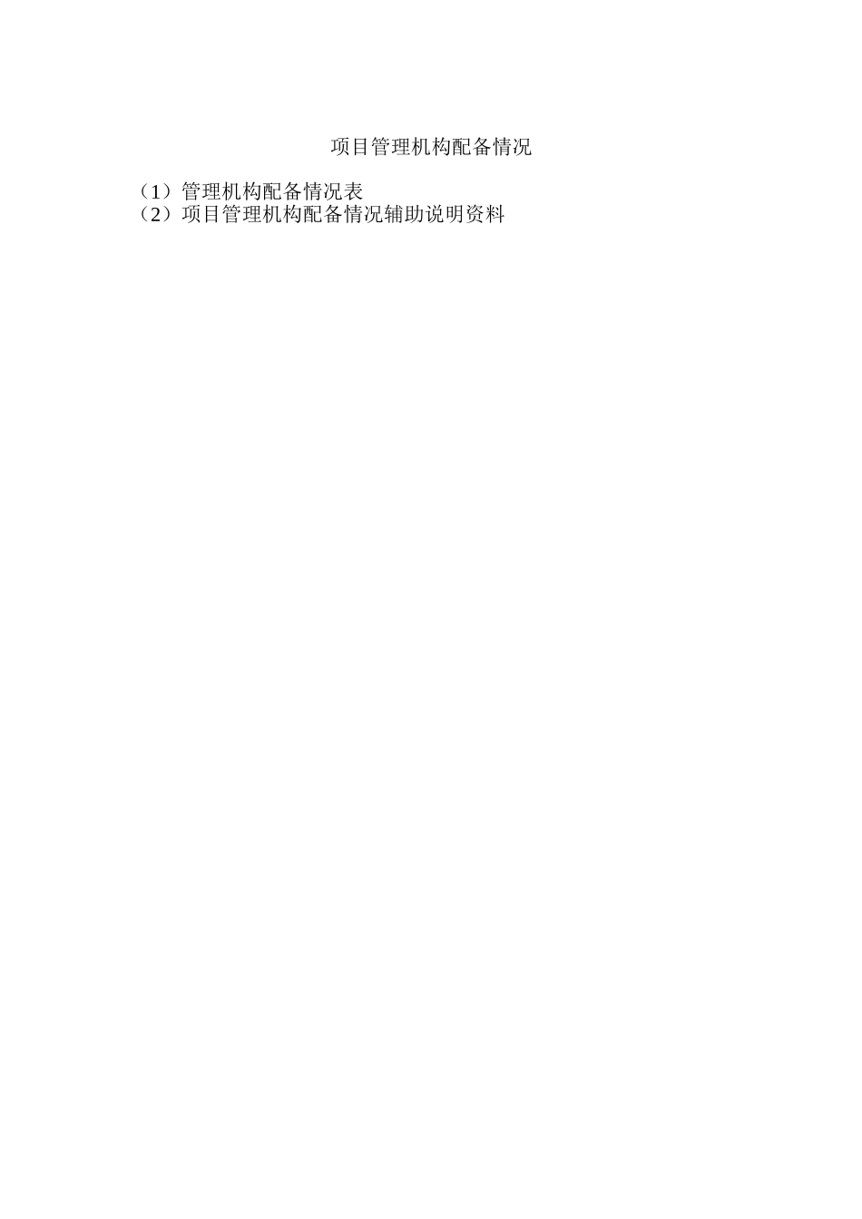 项目管理机构配备情况_第1页
