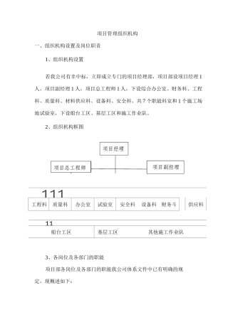 项目管理组织机构2