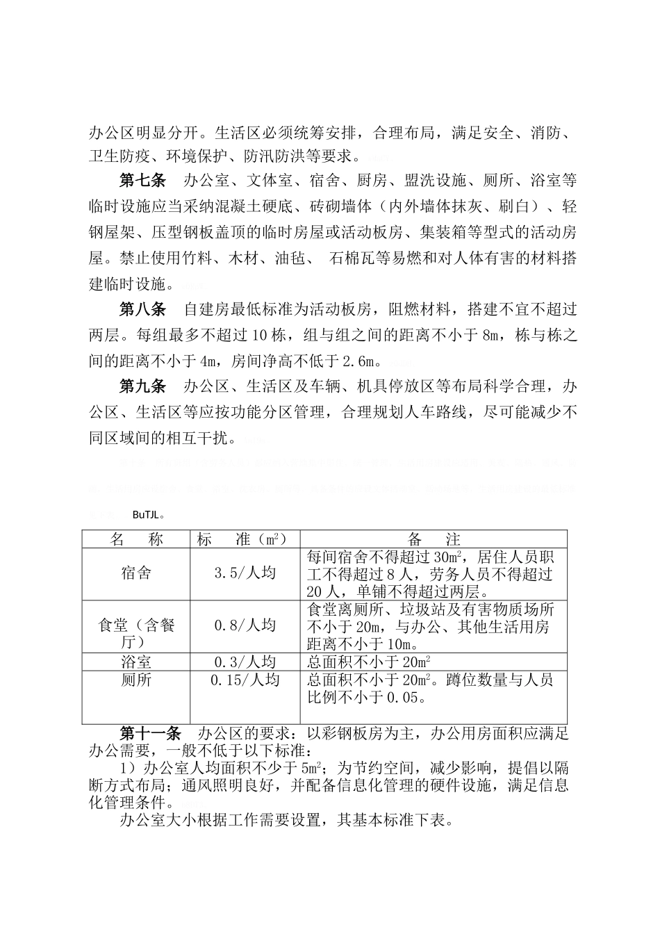 项目营地建设管理规定_第2页