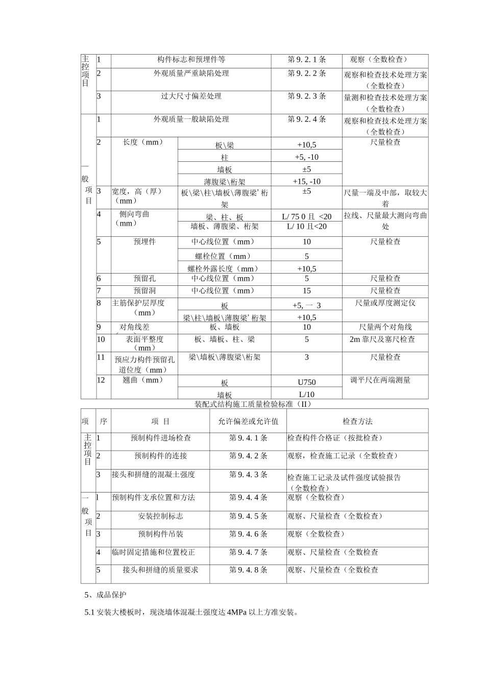 预应力实心整间大楼板安装分项工程质量管理_第3页