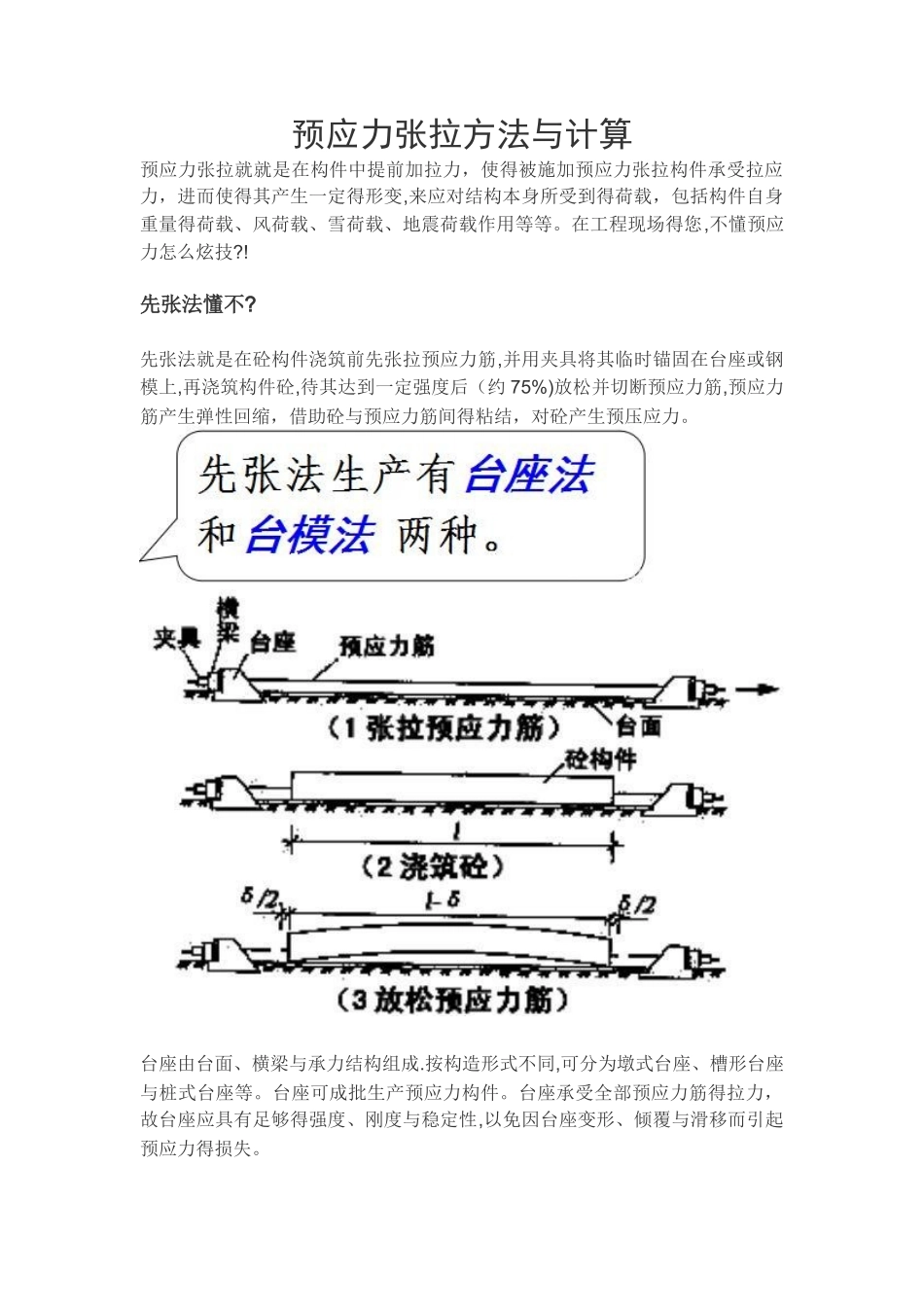 预应力张拉方法与计算_第1页