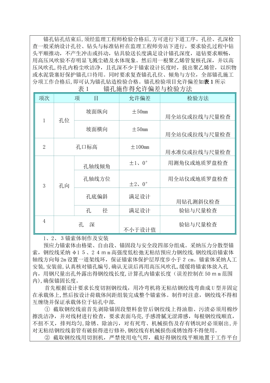 预应力锚索框格梁施工技术交底_第3页