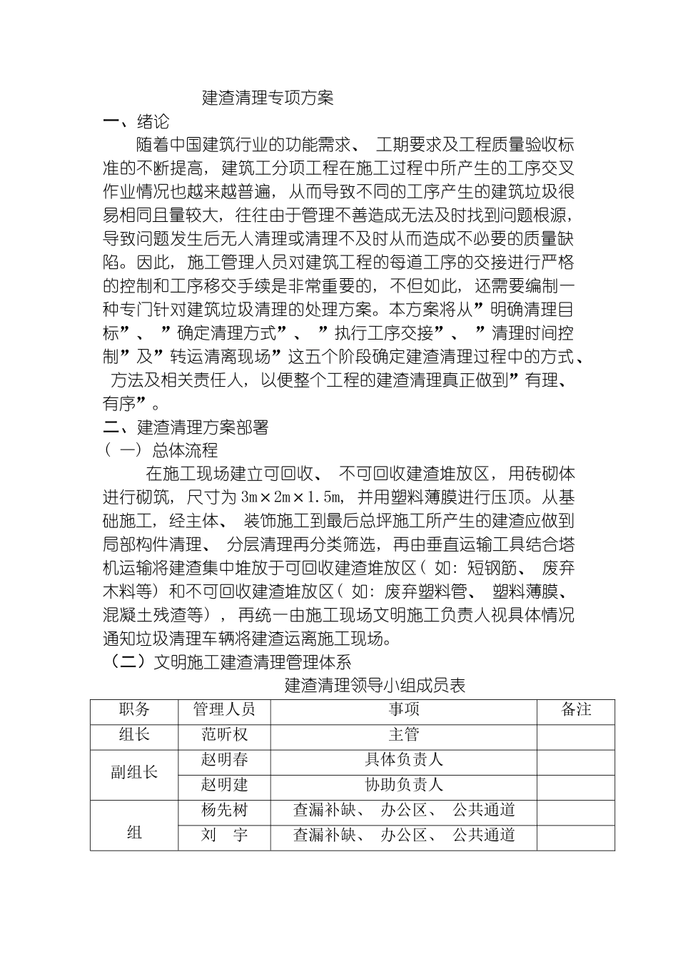 颐和京都建渣清理专项方案模板_第2页