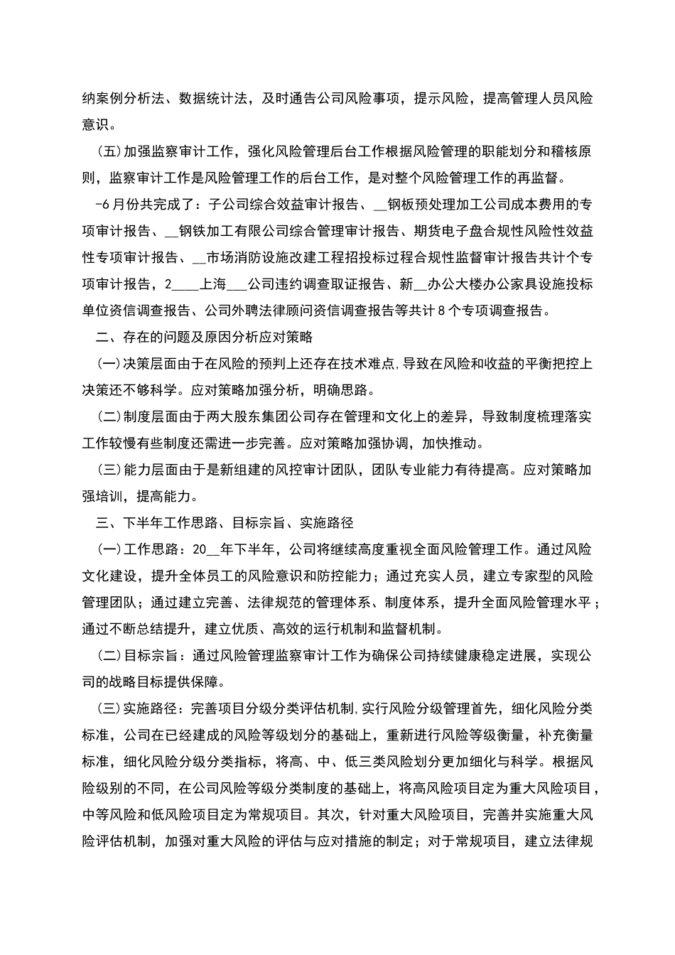 风控部上半年工作总结_第2页